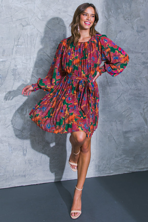 washed-away-woven-mini-dress Flying Tomato-Sophia's StyleDRESSES-1